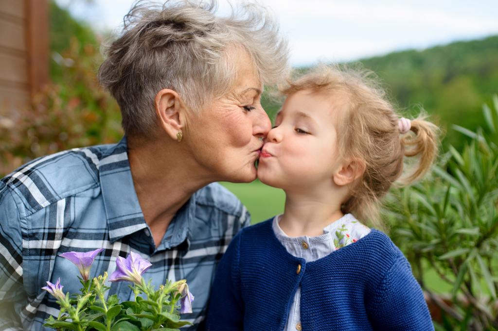 My mother keeps kissing my daughter goodbye without her consent